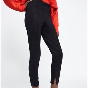 Zara Faux Suede Leggings